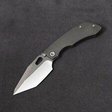 Custom Knife Factory CKF Evo 4.0 Tanto - Tumbled Titanium / S90V picture