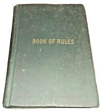 MAY 1910 PRR PENNSYLVANIA RAILROAD BOOK OF RULES  LINES WEST OF PITTSBURGH picture