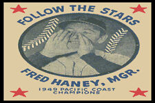 Follow The Hollywood Stars 1949 Pacific Coast Baseball Champs Fridge Magnet picture