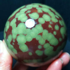 TOP 450G Natural Polished Ocean Jasper Ecology Sphere Crystal Ball Healing A3273 picture