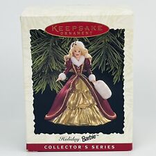 Hallmark Keepsake Ornament 1996 Holiday Barbie Vintage New In Box Mint Condition picture