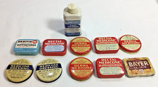 11 Vintage Tin Anesthetic Cream, Desitin, Bayer, Foot Powder Tin Containers picture
