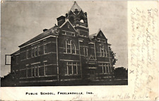 Public School Freelandville IN Divided Postcard c1908 picture