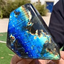1.9LB Natural Gorgeous Labradorite QuartzCrystal Stone Specimen Healing picture