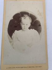 CVD Card Photo Baby Girl Studio Photographer J. Waller Portrait Rooms Whitby  picture