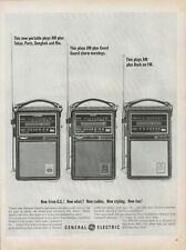 1964 General Electric Transistor Radios Vintage Print Ad AM FM Dial Antenna USA picture