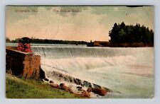 Goshen IN-Indiana, the Dam at Goshen, Antique Vintage c1909 Souvenir Postcard picture