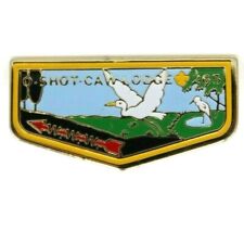 O-Shot-Caw Lodge 265 Flap Hat Pin OA South Florida Council Boy Scouts BSA picture