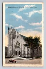 Omaha NE-Nebraska, Kountze Memorial Lutheran Church, Vintage Souvenir Postcard picture
