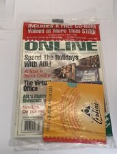 AOL 1996 CD NOS New in Shrinkwrap Cond w Multimedia Magazine Vtg Collectible picture