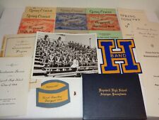 Hopewell High School Aliquippa Pennsylvania Diploma Programs Pin 1960s Rare Lot picture