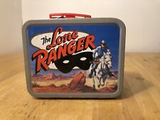 2001 General Mills The Lone Ranger Metal Mini Lunch Box 5” x 4” x 2” picture