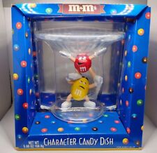 Vintage M&M's Holiday Red And Yellow Character Candy Dish New In Box picture