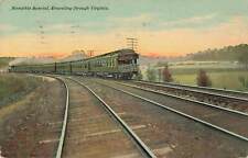 Vintage Postcard 1911 Lynchburg Virgina VA Memphis Express Steam Engine picture