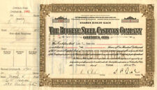 Samuel Prescott Bush - Buckeye Steel Castings Co - Stock Certificate - Autograph picture