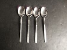 Mid Century Modern Towle SCC Stereo Supreme Japan Stainless Steel Teaspoon Set 4 picture