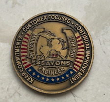 Vintage Louisville District Essayons US Army Corps Colorized Token picture
