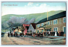 Dawson Yukon Canada Postcard Front Street NC Co Building Horse Carriage c1910 picture