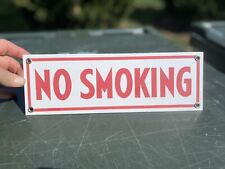 CONOCO NO SMOKING PORCELAIN ADVERTISING SIGN GAS STATION SERVICE AUTOMOBILIA picture