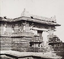 Hoysaleswara Temple, Haḷēbīḍ (Halebidu), India Magic Lantern Glass Slide picture