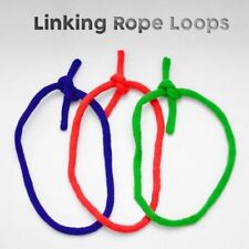 Deluxe Linking Rope Loops Gimmick Tie Untie Knots Real Stage Magic Trick (Wool) picture