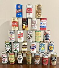WISCONSIN Vintage Pull Tab Beer Can Lot of 25 - Milwaukee, Monroe, La Crosse picture