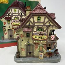 Lemax Valley Winery Cheese Shop Lighted Christmas Village House 55971 2015 RARE picture