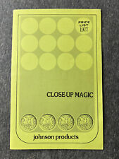 🔥Vintage Johnson Products Catalog Coin Magic Rare Hard To Find Coin Tricks🔥🔥 picture