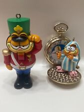 Garfield The Cat  Vintage Ornaments Lot Of 2 picture