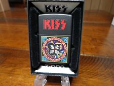 KISS ALBUM ROCK AND ROLL OVER BLACK MATTE ZIPPO LIGHTER MINT IN BOX picture