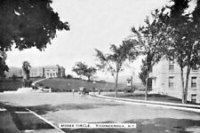 Moses Circle Ticonderoga New York NY Reprint Postcard picture