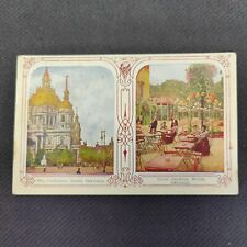 RARE ATQ c. 1920s World Travel Postcard BERLIN GERMANY CATHEDRAL+ TIVOLI GARDENS picture
