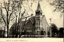 EARLY 1900'S. SHELDON, IOWA. 1ST M.E. CHURCH.  POSTCARD q10 picture