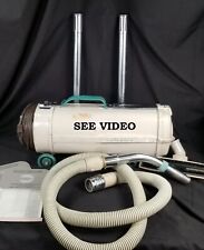 VTG Electrolux Automatic Model L Vacuum Cleaner Tan with Attachments & 3 Bags picture