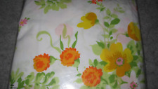 JCPenney Full Size Fitted Sheet Floral Print No-iron Percale Vintage New in Pkg picture