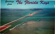 Vintage Postcard- Indian Key Bridge, FL UnPost 1960s picture