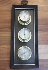 Vintage Springfield Wall Barometer Thermometer Humidity Weather Station picture