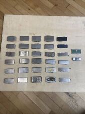Large Lot 32 TSA Confiscated Vintage Money Clip Knives- Mixed- ZIPPO/Barlow etc. picture