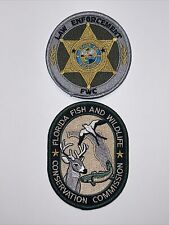 Florida FWC Fish & Wildlife Conservation Commission Police Patch Set DNR FL picture