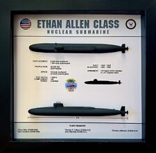Ethan Allen Class, Submarine Shadow Display Box, 9