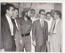 REVOLUTION DAYS ARMY OFFICER & NEW YOUNG INTELLECTUALS CUBA 1959 VTG Photo Y 118 picture