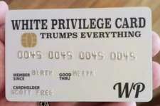 Wyt Privilege Card Credit Card Trump Prank 45 Official Race Card Gag 2024 picture