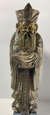 VINTAGE SILVER 925 Holloware GR-60 Steel Mixed Metals Confucious Statue picture