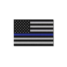3M Scotchlite Reflective Subdued Thin Blue Line American Flag Decal picture