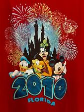 Disney's 2010 Florida T-Shirt Adult Size 3X Red picture