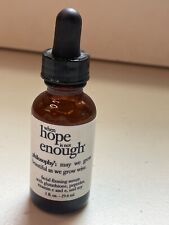 Philosophy When Hope is not Enough Facial Firming Serum 1 oz preowned picture