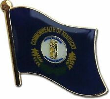 State of Kentucky KY Flag Bike Motorcycle Hat Cap lapel Pin picture