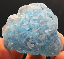 99g Rare Transparent Blue-Green Cube Fluorite Crystal Mineral Specimen/China picture