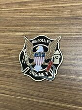 Mineola Fire Challenge Coin Collectible Rare Engine Co. 3 Limited Edition picture