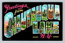 Chautauqua NY- New York, Beautiful Vacationland General Greeting Chrome Postcard picture
